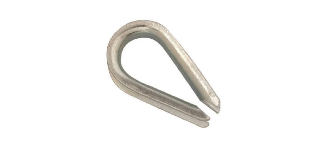 Campbell T7670609 1/8" Galvanized Wire Rope Thimbles