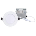 Topaz LED 4 Inch Slim Fit Round Recessed Downlights, 9W, Ceiling Light with Junction Box, 5CCT Selectable 2700K,3000K,3500K,4000K,5000K, White