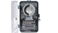 NSi Industries TORK 1109A-PC in-Wall Lighting 24hr Multi-Voltage Mechanical Timer w/Clear Cover