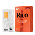 Rico Organic Bb Clarinet Reeds, Strength 2.0, 10 Pack