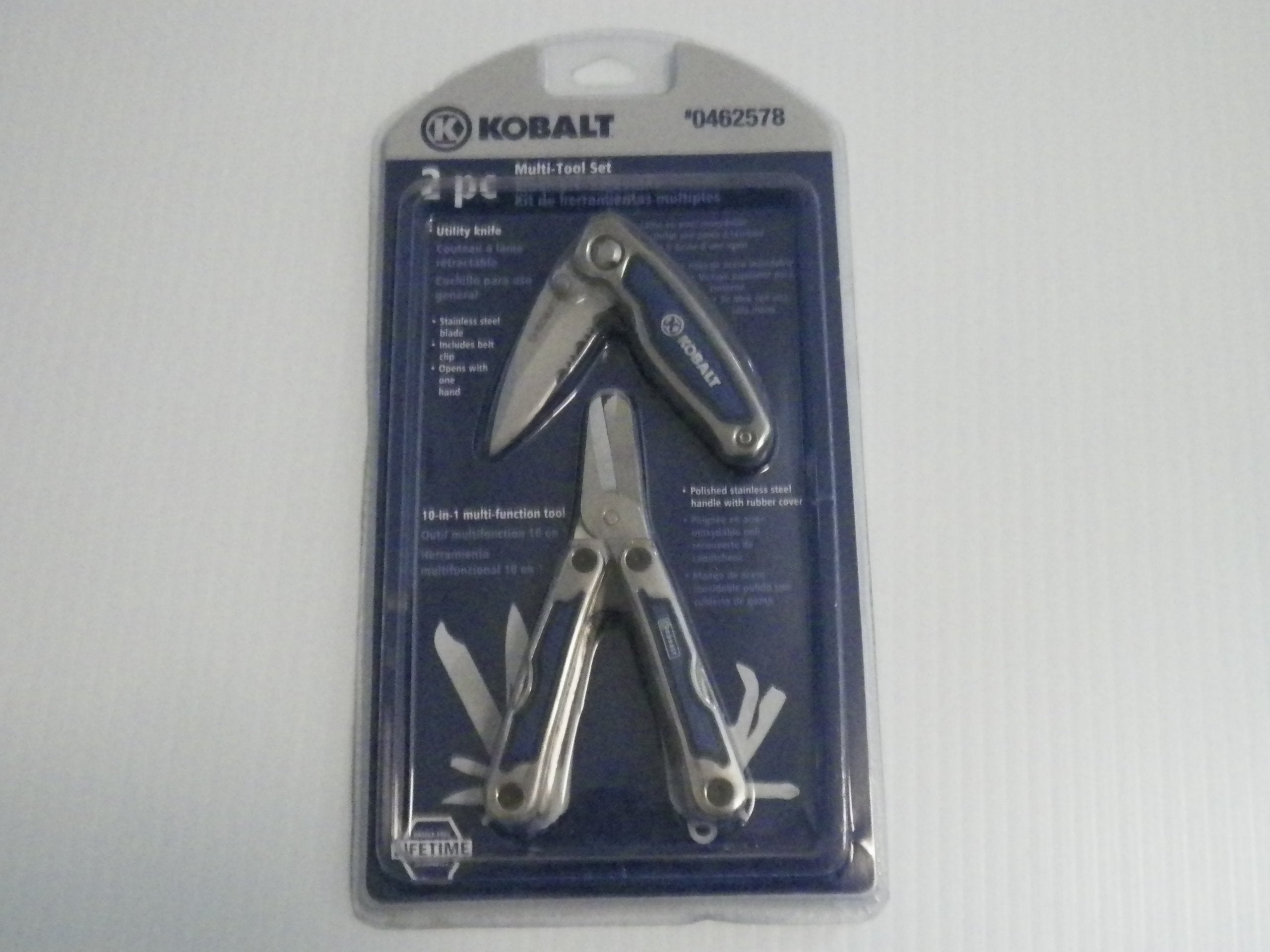 Kobalt 2-Piece Stainless Steel Mini Multi-Tool Set Item#462578 Model# 63237 UPC#820909632375