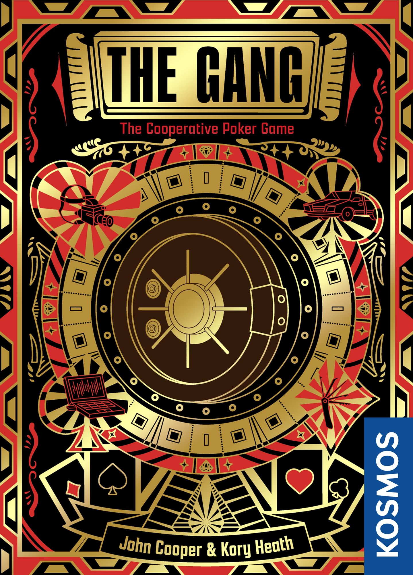 Thames & Kosmos The Gang — Cooperative Poker Card Game | Family Game Night & Strategy Game for Adults, Teens & Kids | Team-Based Heist Game | 3–6 Players | Ages 10+ | 20 Min