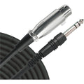 Livewire Essential Interconnect Cable 1/4" TRS Male to XLR Female 5 ft. Black