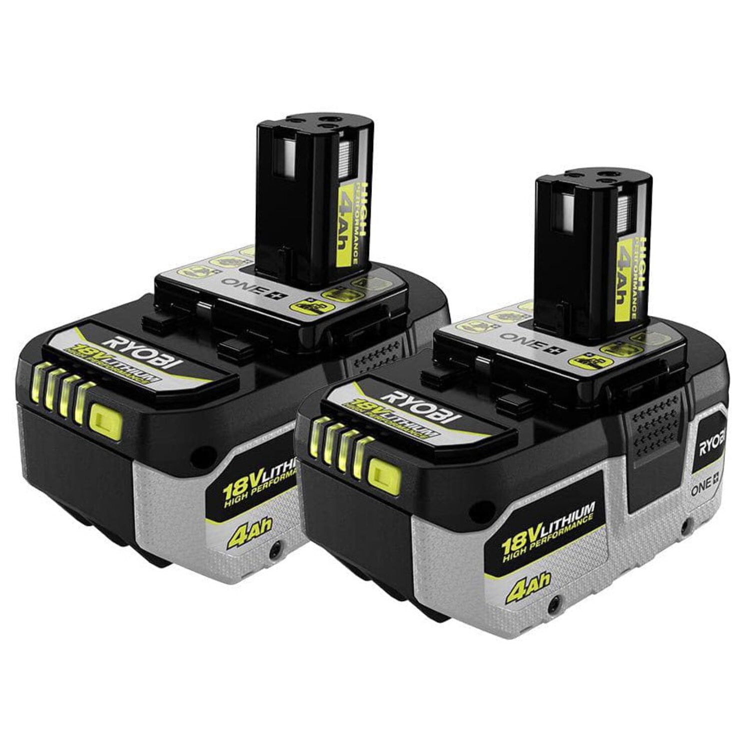 RYOBI ONE+ 18V HIGH PERFORMANCE Lithium-Ion 4.0 Ah Battery (2-Pack)